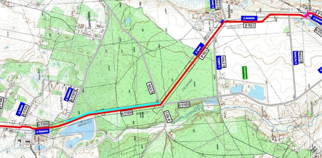 plan orientacyjny wezel rebiechowo chwaszczyno